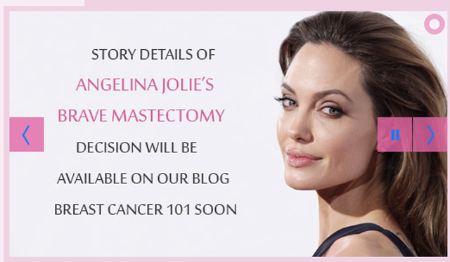 angelina jolie mastectomy breast cancer