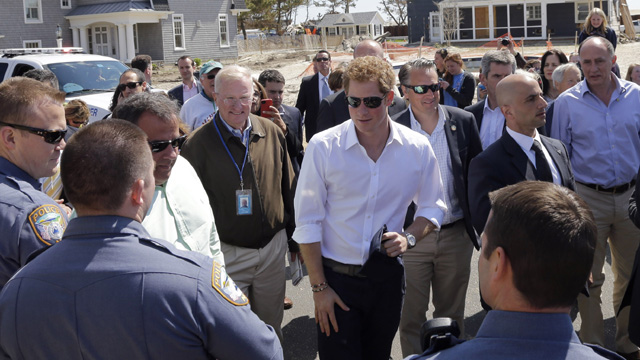 Prince Harry Visits The United States - Day Five Pics of Prince Harry, Chris Christie photos at Jersey Shore