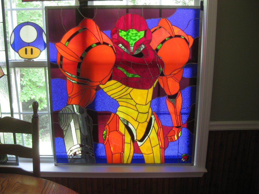 stained glass, video games