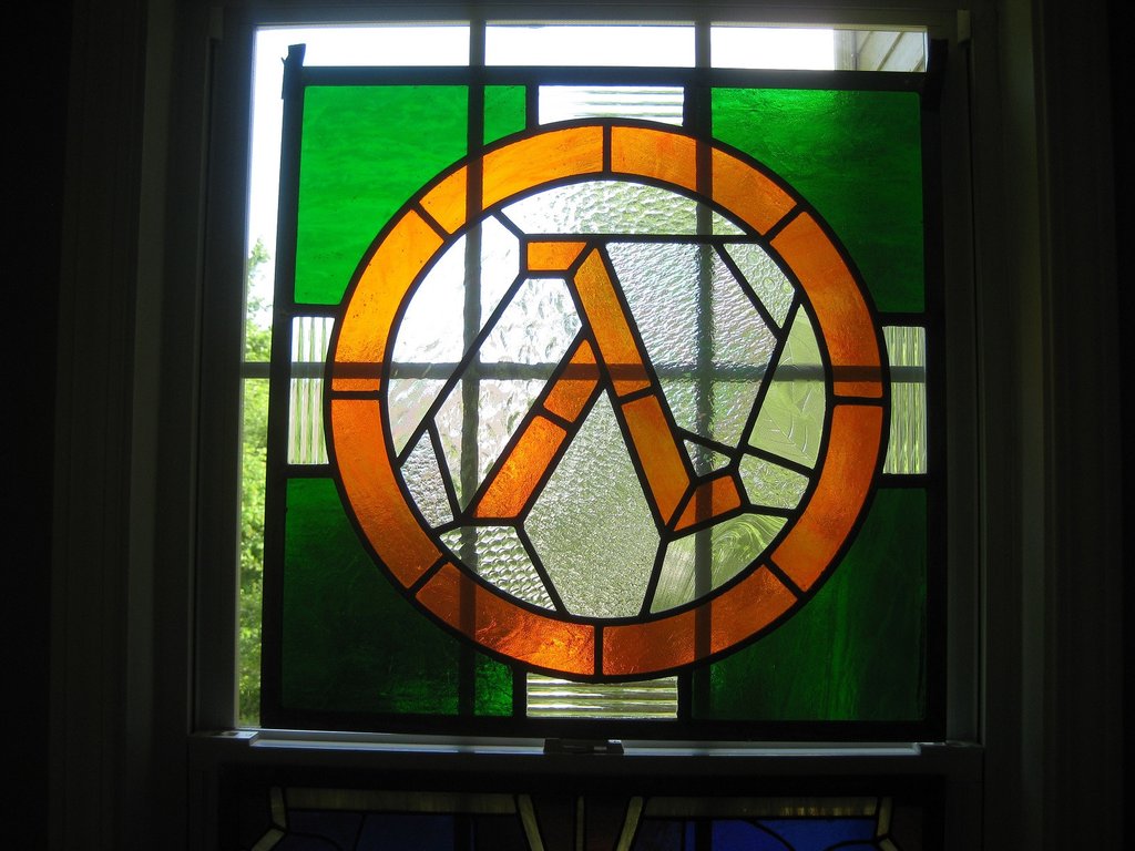 stained glass, video games