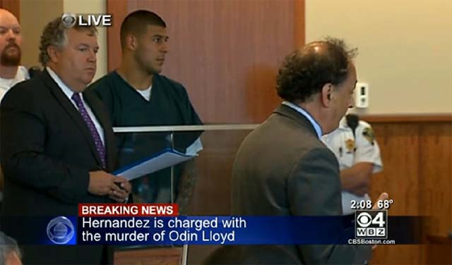 Aaron Hernandez bail hearing Odin Lloyd murder