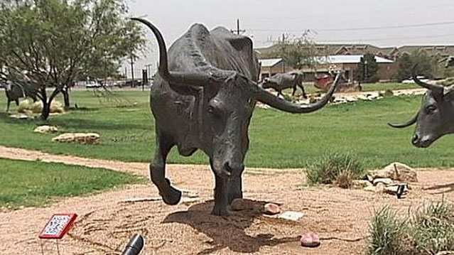Bull Impaling Teen Texas