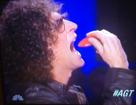 Howard Stern eating pepper
