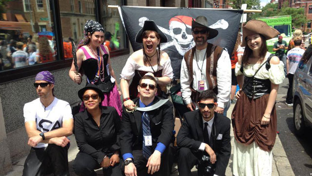 The Massachusetts Pirate Party at the Boston Pride Parade (Facebook)