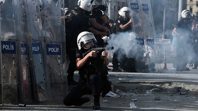 Turkish Protest Taksim square