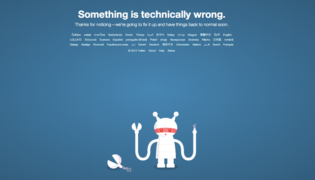 twitter down, twitter outage