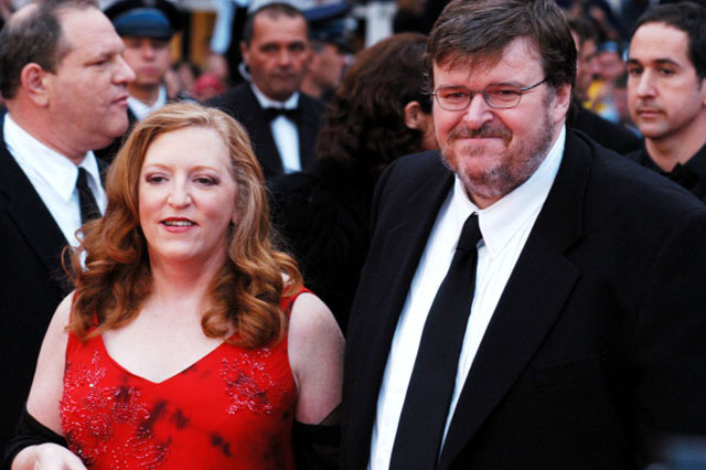 Michael Moore and Kathleen Glynn