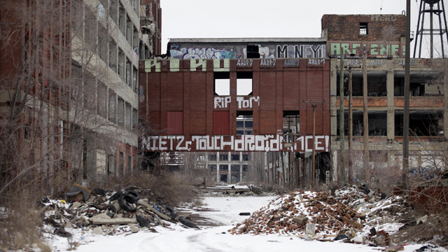 The former Detroit Packard Plant (Getty Images)