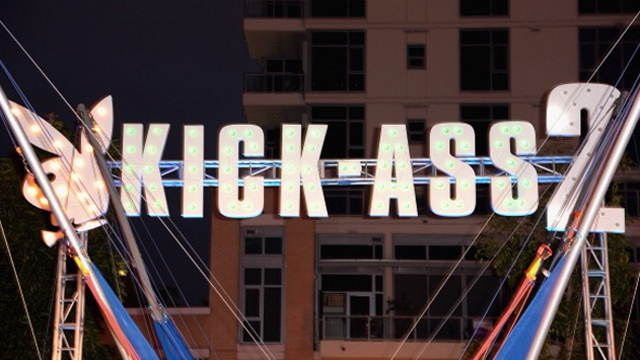 Playboy And Universal Pictures' "Kick-Ass 2" Event At Comic-Con Sponsored By AXE Black Chill - Inside