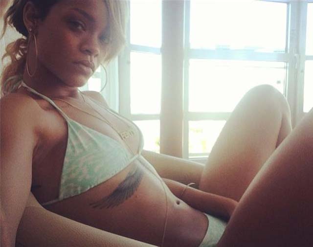 Rihanna, Boobs, Bikini, Body, Sexy, Tattoo