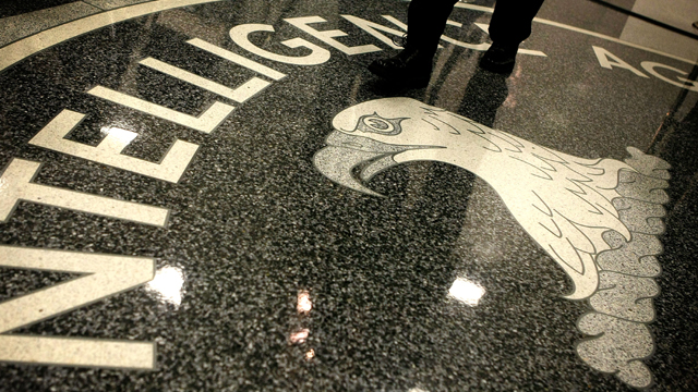 The seal of the Central Intelligence Agency at the lobby of the CIA headquarters (Getty Images)
