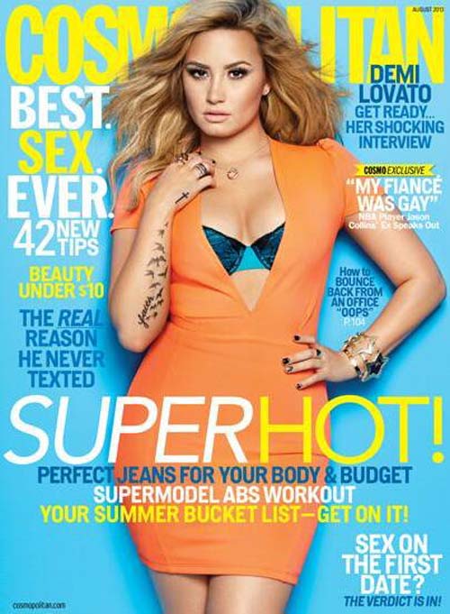 Demi Lovato, Sexy, Hot, Cosmopolitan, magazine, Cover