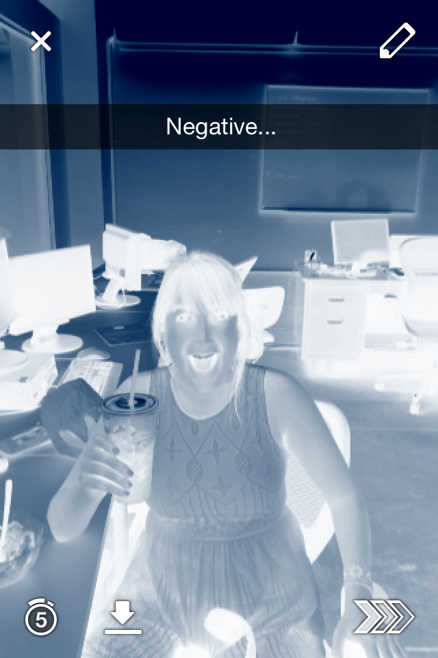 snapchat negative