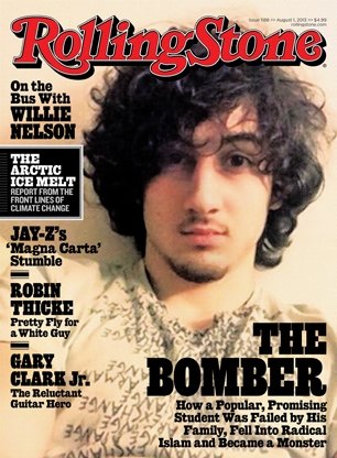 Rolling Stone Dzhokhar Tsarnaev Cover, Dzhokhar Cover