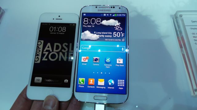samsung galaxy s4 vs iphone 5