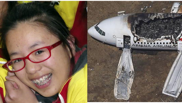 Victim was alive following the Asiana plane crash