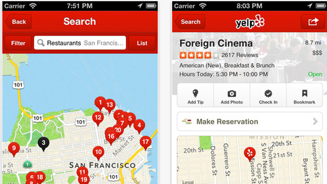 Top 10 iOS iPhone and iPad Updates for July 2013 Yelp