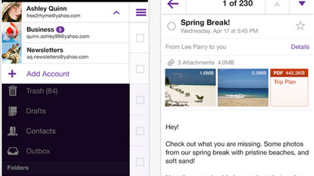 top best email apps for iphone yahoo mail