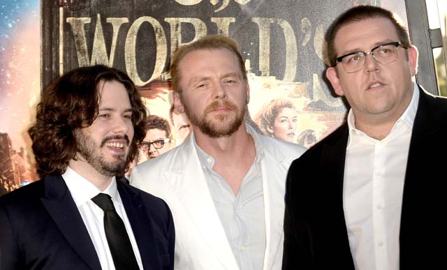Simon Pegg Interview, Nick Frost Interview, The World's End Interview, Edgar Wright New Movie, Cornetto Trilogy Interviews.