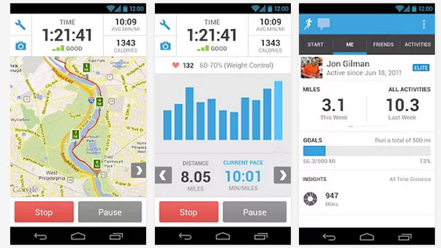 best health and fitness apps for android runkeeper gps track run walk