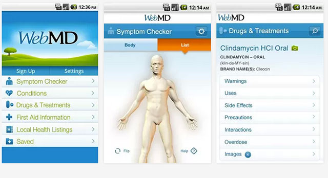 best health and fitness apps for android webmd 