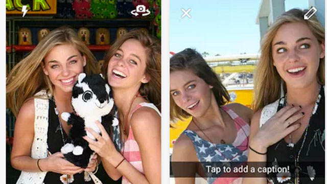best photo sharing apps for android and iphone snapchat