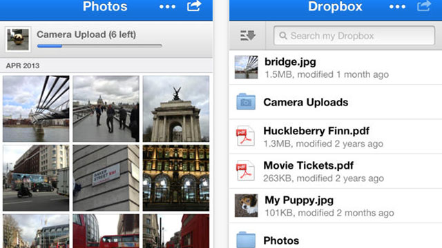 best photo sharing apps for android and iphone dropbox
