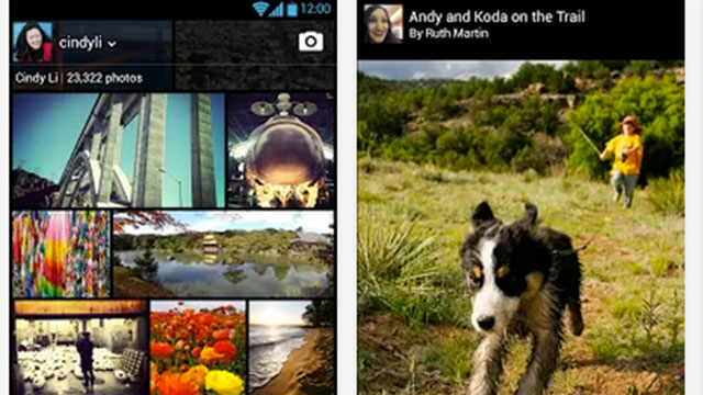 best photo sharing apps for android and iphone flickr