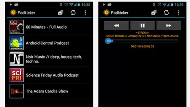 best podcast apps for android podkicker