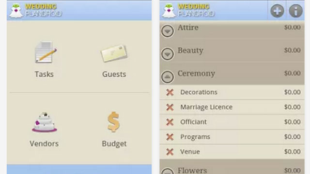best wedding planning apps for android and iphone wedding plandroid