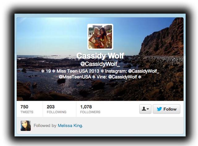 Miss Teen Usa Cassidy Wolf Hacked