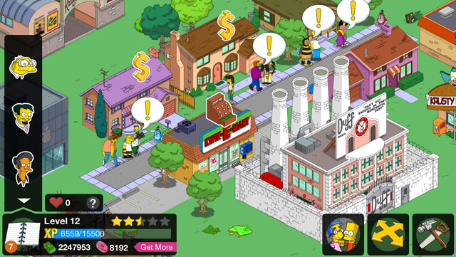 The Simpsons Tapped Out Tricks 