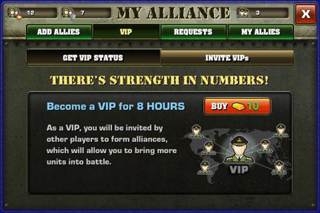 Modern War VIP Status 