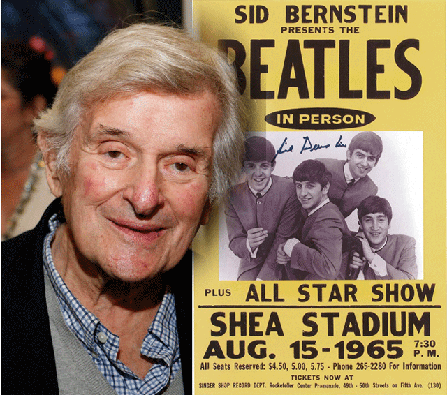 Sidney Bernstein Sid Bernstein Dies Dead Died RIP The Beatles The Rolling Stones Promoter Shea Stadium