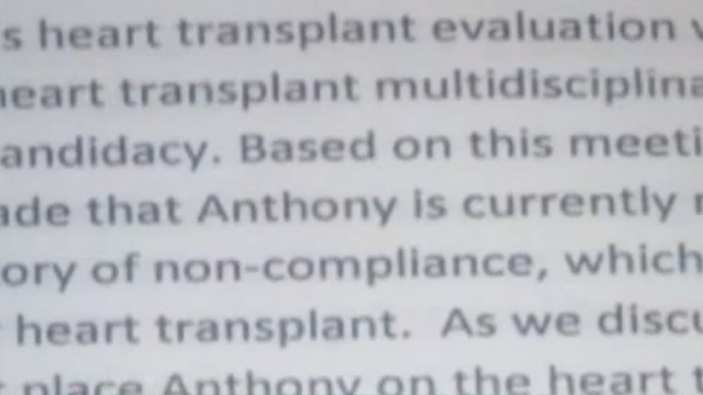 anthony stokes, transplant, denied transplant, teen, atlanta, enlarged heart