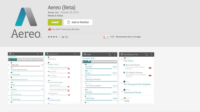 aereo-app-android-features