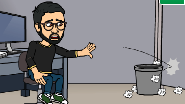 Yours truly via Bitstrips.