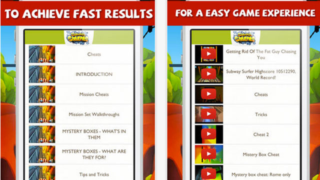 cheats for subway surfers full strategy iphone app