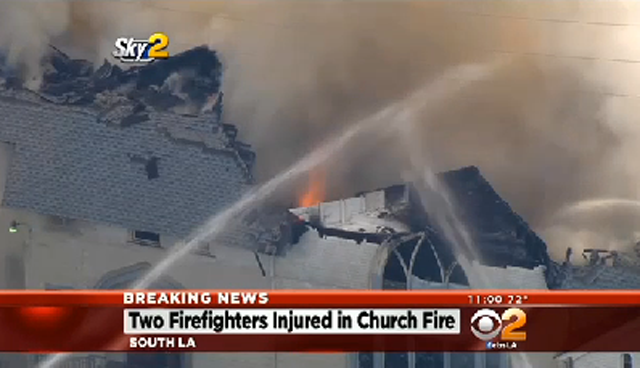 church-blazes