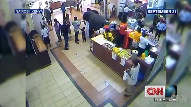 First Video Inside Kenya Westgate Mall Attack Graphic