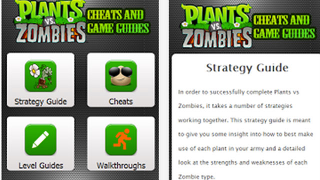 plants vs zombies cheats guide android app