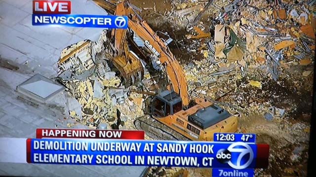 Sandy Hook School Demolition, Sandy Hook School Construction Sworn to Secrecy, Sandy Hook School Hidden Demolition
