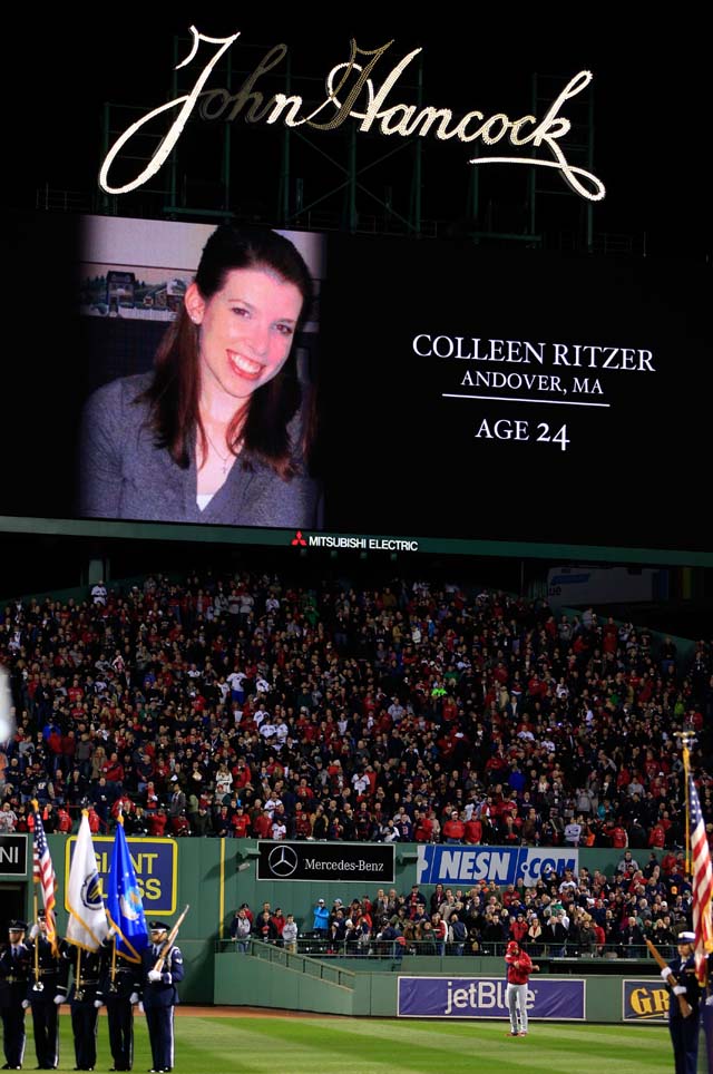 world series moment of silence for colleen ritzer