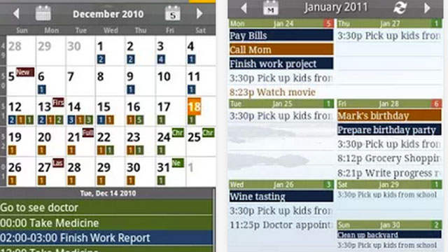 Checkmark All in One Calendar Android App