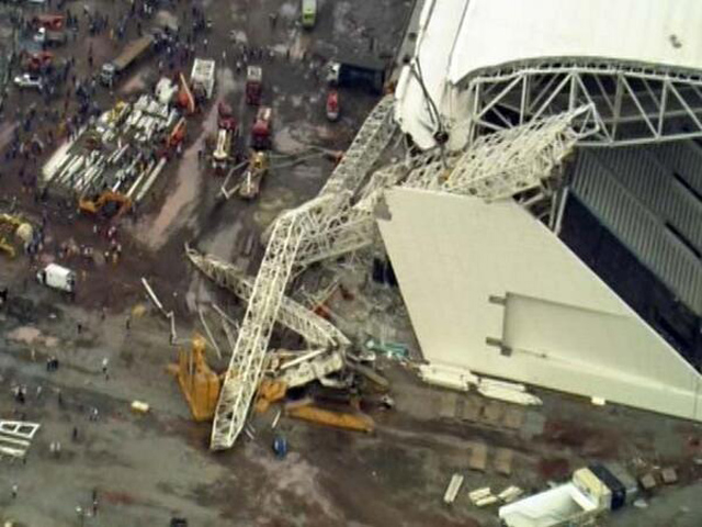 Sao Paolo Brazil Arena Corinthians World Cup 2014 Three People Killed Crane Collapse FIFA