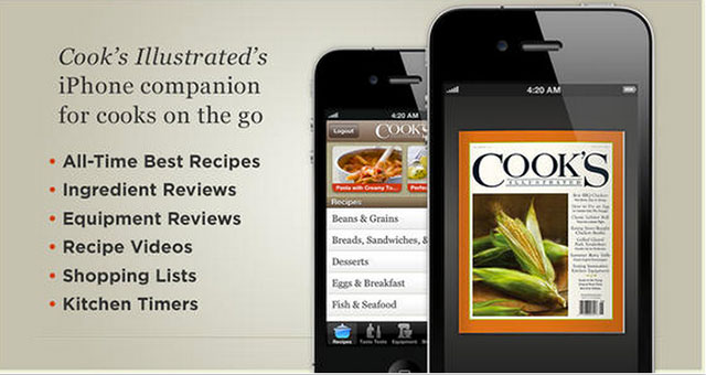 cook's illustrated iphone app