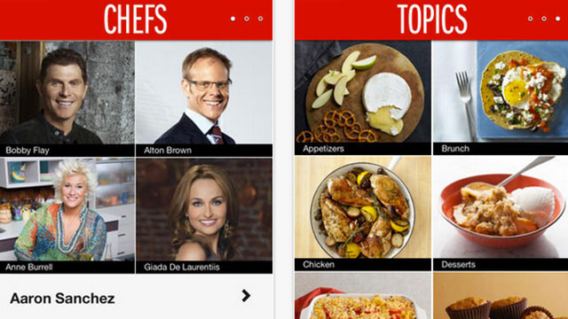 food network in the kitchen iphone app