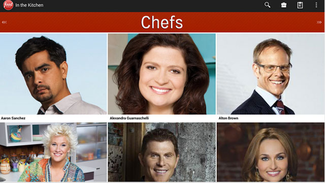 foodnetwork in the kitchen iphone android app