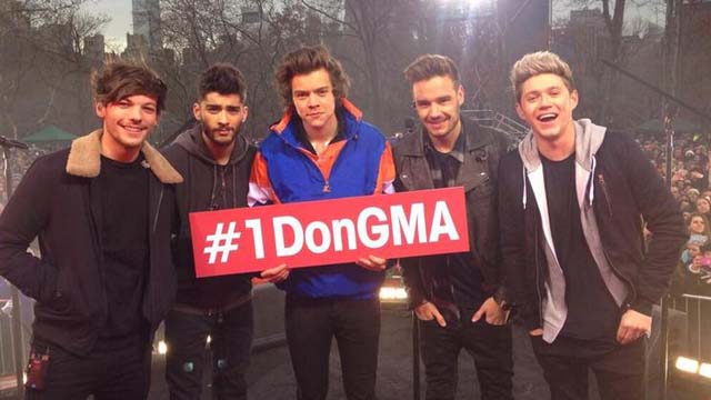 One Direction GMA, One Direction Good Morning America, One Direction Central Park
