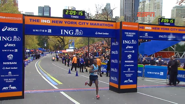 NYC marathon results